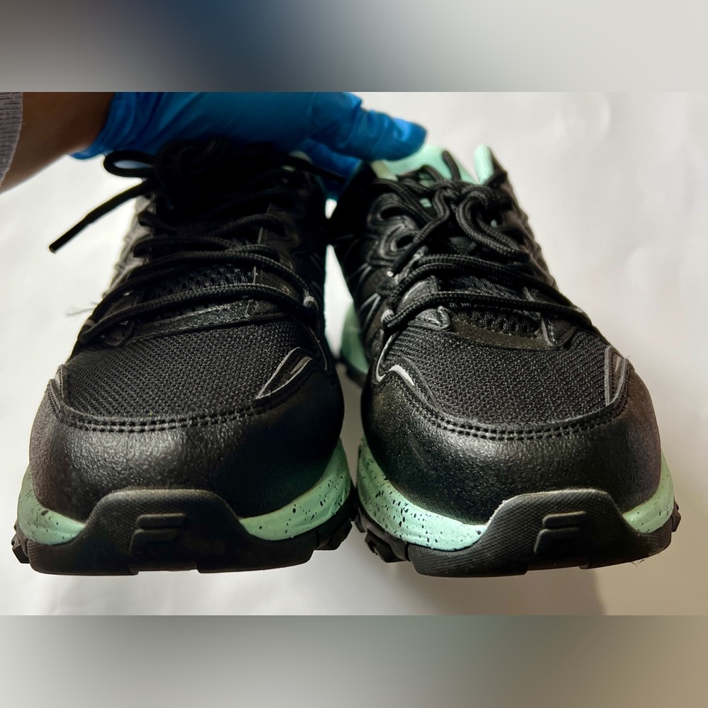 Fila Women's Black and Mint Green Athletic Shoes US Women’s 9 - Picture 7 of 13